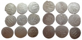 Lot of 9 Islamic Coins, Ilhanids, SOLD AS SEEN, NO RETURN!