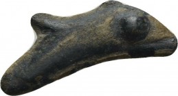 Sarmatia, Cast Bronze Dolphin Coinage, c. 425-350 BC, 20 mm, 1,30 g