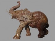 Elefant, Aragonite, height 18 cm, 1,2 kg