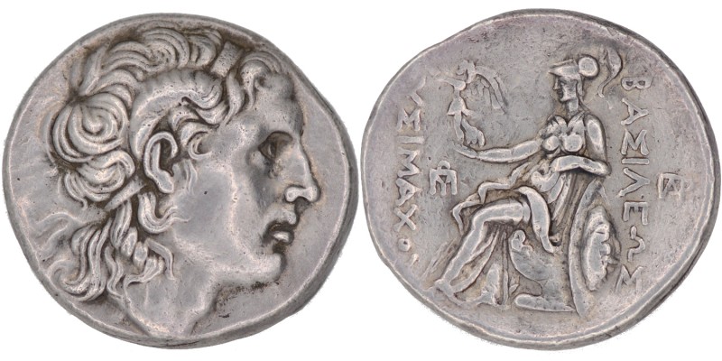 Thrace. Lysimachus (305-281 BC). AR tetradrachm (17mm, 17.01g, 12h). Amphipolis ...