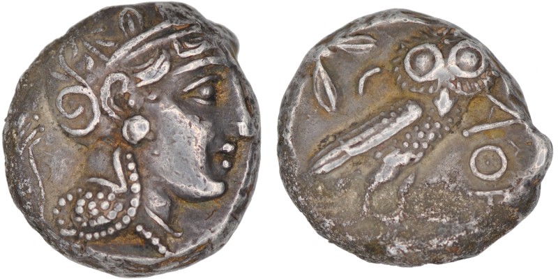 Attica, Athens. Mid-late 4th century BC. AR Tetradrachm (20mm, 15.97g, 10h). Hel...