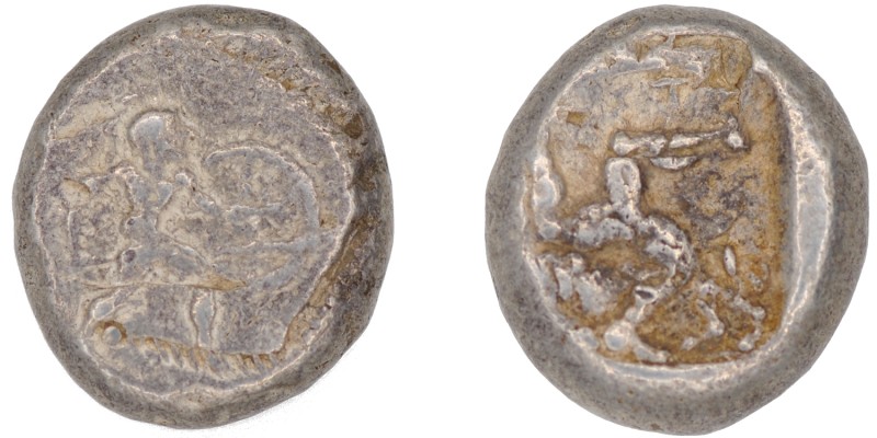 Pamphylia, Aspendos, c. 465-430 BC. AR Stater (18mm, 11.02g, 3h). Warrior advanc...