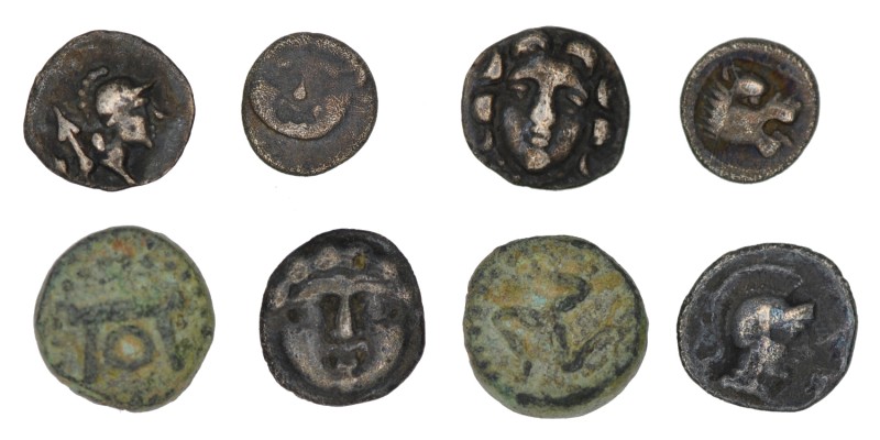 Lot of 3 AR and 1 AE Greek. Ancient Greece.
Pisidia, Selge, obol, c. 300-190 BC,...