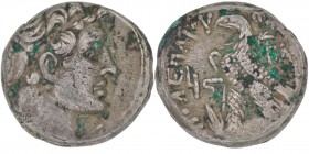 Ptolemaic Kingdom. Ptolemy XII Neos Dionysos (Auletes). 80-58 B.C. AR tetradrachm (24mm, 14.08g, 12 h). Paphos mint, 66/5 B.C. Diademed head of Ptolem...