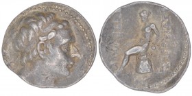 Seleukid Empire. Antiochos III ‘the Great’. 222-187 BC. AR Tetradrachm (28mm, 17.03g, 11h). Seleukeia on the Tigris mint. Struck circa 197-192/0 BC. D...