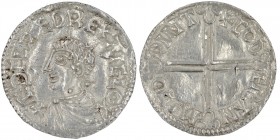 England. Aethelred II. 978-1016. AR Penny (19mm, 1.76g, 9h). Long Cross type (BMC IVa, Hild. D). Winchester mint; moneyer Godman. Struck circa 997-100...