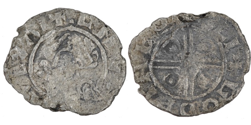 England. Cnut the Great. 1016-1035. AR Penny (18mm, 1.14 g, 9h). Pointed Helmet ...