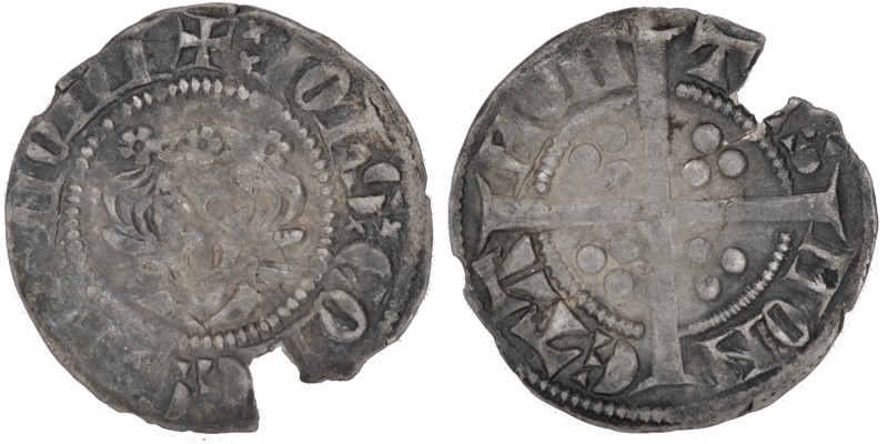 France. Hainaut County, John of Avesnes (1280-1304). AR Sterling (19mm, 0.95g). ...