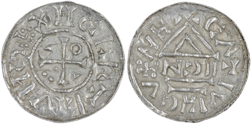 Germany. Duchy of Bavaria. Heinrich IV (II) 1002-1009. AR Denar (20mm, 1.01g). N...