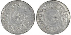 Germany. Duchy of Saxony. Bernhard I 973-1011. AR Denar (19mm, 1.04g). Bardowick (or Lüneburg or Jever?) mint. Head left / Small cross. Dbg. 585; Jess...