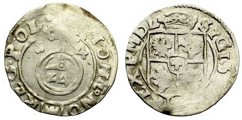 Sigismund III, 1,5 groschen 1614, Bromberg Obiegowy, lekko wygięty egzemplarz. B...