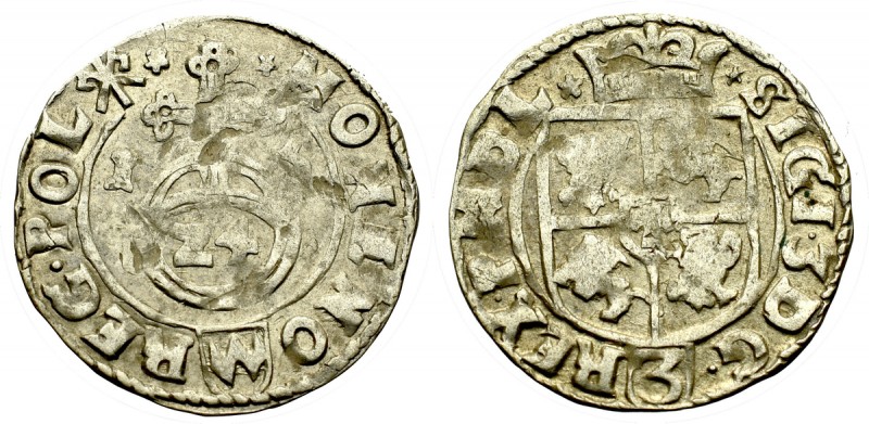 Sigismund III, 1,5 groschen 1615, Cracow Ładny, połyskowy egzemplarz. 
Referenc...