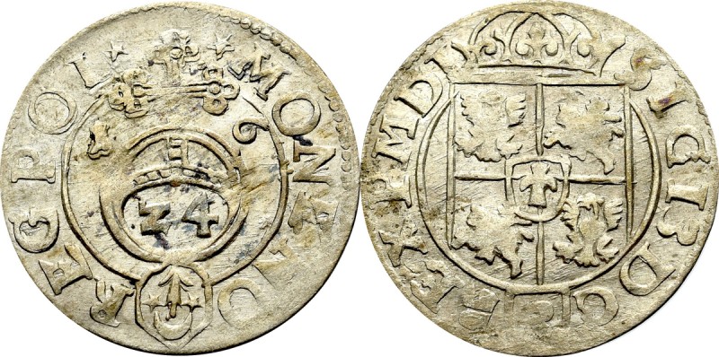 Sigismund III, 1,5 groschen 1616, Bromberg Świetny, okołomenniczy egzemplarz z ł...