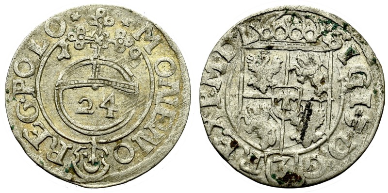 Sigismund III, 1,5 groschen 1618, Bromberg Świetny, okołomenniczy egzemplarz z d...