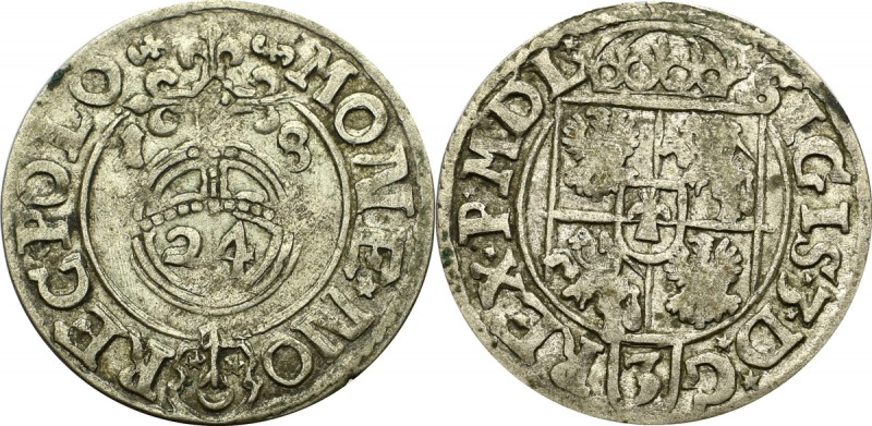 Sigismund III, 1,5 groschen 1618, Bromberg Obiegowy, w pełni czytelny egzemplarz...