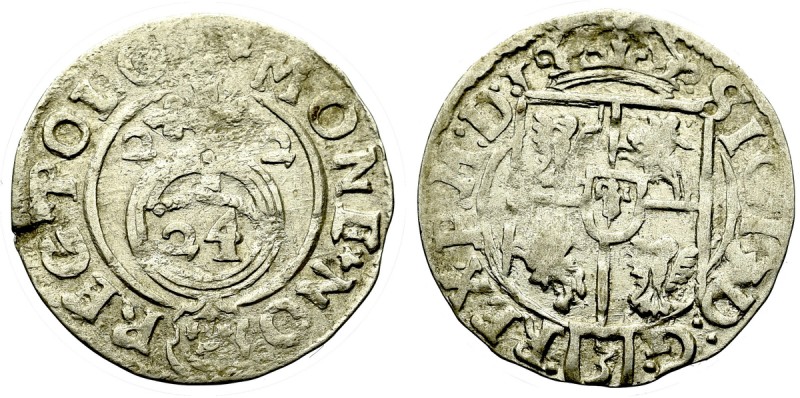 Sigismund III, 1,5 groschen 1622, Bromberg W pełni czytelny egzemplarz, przetarc...