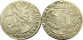 Sigismund III, 18 groschen 1621, Bromberg - extremely rare R2