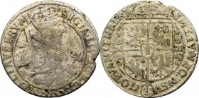 Sigismund III, 18 groschen 1621, Bromberg - extremely rare S^M R5