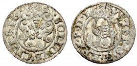 Stephan Bathory, Schilling 1586, Riga R1
