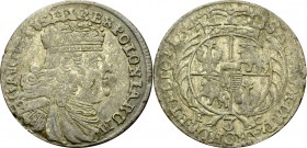 Germany, Saxony, Friedrich August II, 3 groschen 1754, Leipzig