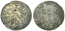 Saxony, Friedrich August II, 3 groschen 1760, Danzig