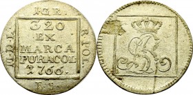 Stanislaus Augustus, Silver Groschen 1766