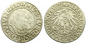 Germany, Preussen, Albrecht Hohenzollern, Groschen 1537, Konigsberg