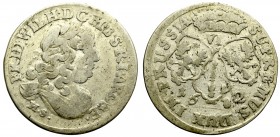 Germany, Preussen, 6 groschen 1682, Konigsberg