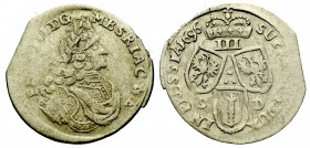 Germany, Preussen, 3 groschen 1696, Konigsberg