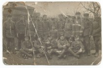 II RP, Fotografia Dowództwo III baonu 24 Pułku Piechoty przed wymarszem na front Radom 1919