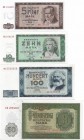 Germany, set of banknotes set (4 pcs)