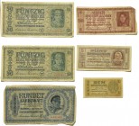 Ukraina, Zestaw banknotów 1-100 karbowańców