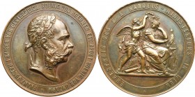 Austria, Franciszek Józef, Medal nagrodowy Ministerstwa Handlu