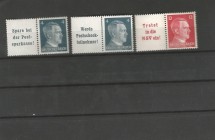 III Reich, Lot of 3 stamps