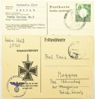 Zestaw całostek pocztowych III Rzesza