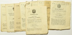 Vatican, Lot of papal documents XIX century