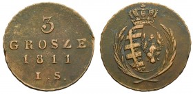 Księstwo Warszawskie, 3 grosze 1811