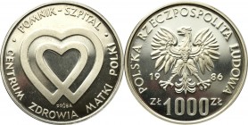 Peoples Republic of Poland, 1.000 zloty 1986 - Specimen Ni