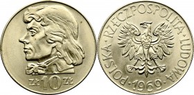 PRL, 10 złotych 1969 Kościuszko