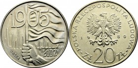 PRL, 20 złotych 1980 Rewolucja 1905 - Próba CuNi