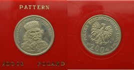PRL, 200 złotych 1986 Władysław I Łokietek - Próba CuNi