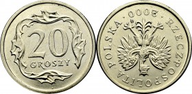 III RP, 20 groszy 2000 - odwrotka