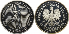 III RP, 300.000 złotych 1993 Lillehammer