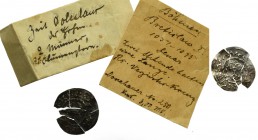 Czechy, Brzetysław I, Denar - kopertki ze starej kolekcji