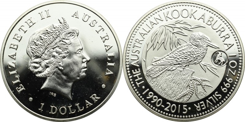 Australia, Kookaburra 1 dolar 2005 
Grade: Proof-