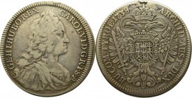 Austria, Carol VI, Thaler 1738