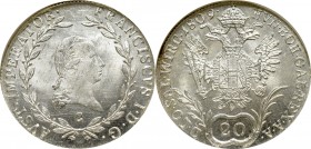 Austria, Franz I, 20 kreuzer 1809 C - NGC MS64 2-MAX