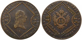 Austria, Franz Joseph, 15 kreuzer 1807