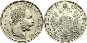 Ausro-Węgry, 1 floren 1886