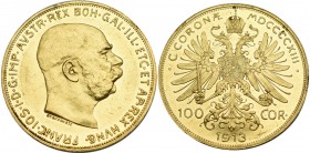 Austria, 1000 corona 1913, Old strike